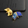 Souvenir gifts flag hat pins metal lapel pin custom 2d 3d gold australia ireland israel switzerland flag pins metalicos