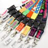 Promotional sublimation keychain lanyards printed neck polyester lanyard free sample lanyards with logo custom