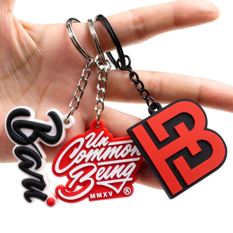 Oem manufacturer keychain made custom logo soft 2d 3d pvc keyring cute rubber pvc key chain