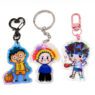 Anime keychain acrylic keychains key cover chain keyring jewelry accessories gifts