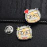 Manufacturer custom pin badge soft hard enamel label pin 2d 3d cute lovely cartoon anime animal metal pins wholesale