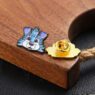 No minimum bulk custom badge 3d soft hard enamel pin fashion girls women zinc alloy metal cute anime lapel pins for decorations