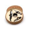 Personalized stainless steel wine bottle opener wine accessories set, bar tools wine corkscrew round leather box set