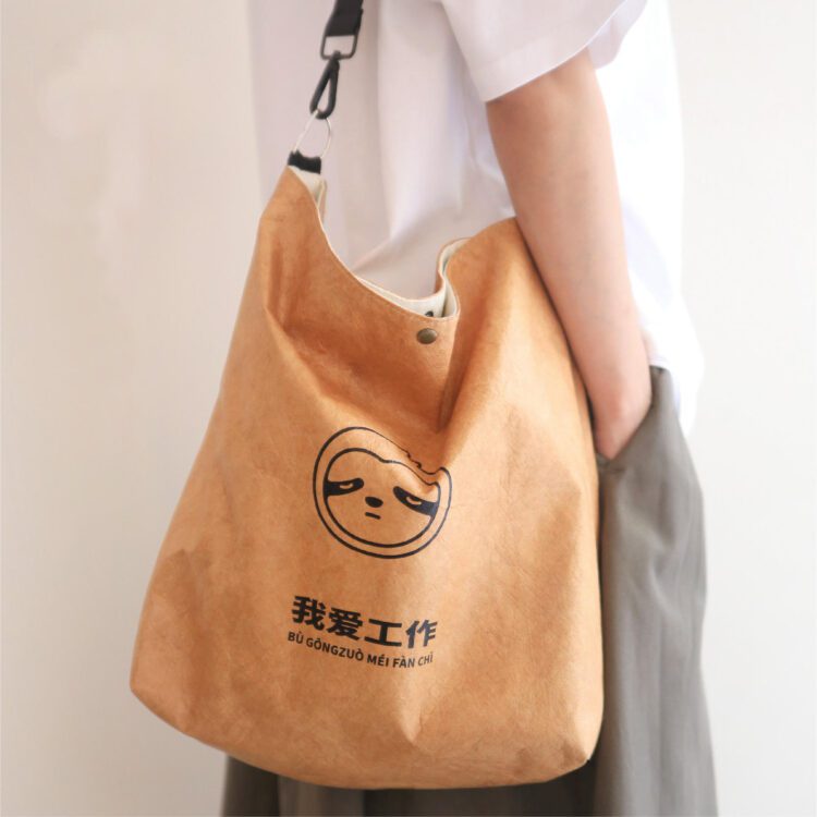 Fashion promotional custom printing waterproof wholesale eco reusable washable tyvek paper tote shopping bag
