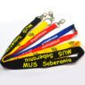 Promotional sublimation keychain lanyards printed neck polyester lanyard free sample lanyards with logo custom