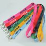 Promotional sublimation keychain lanyards printed neck polyester lanyard free sample lanyards with logo custom