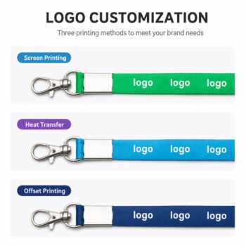 custom lanyard neck strap for office conference and event 1
