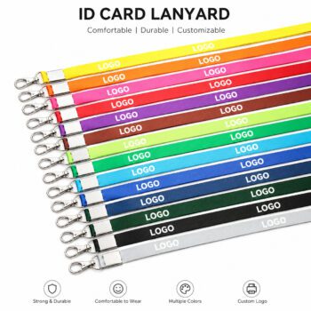 custom lanyard neck strap for office conference and event