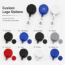 custom plastic retractable d badge reel 2