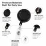 custom plastic retractable d badge reel 3