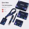 custom polyester wrist strap keychain portable short lanyard 5