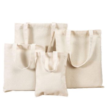 custom printed eco friendly organic cotton canvas tote bag