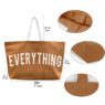 custom printed heavy duty cotton canvas grocery tote bag 2