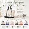 fashion canvas tote bag heleta 22026 8
