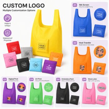 foldable oxford shopping tote bag fintar 1