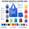 foldable polyester oxford tote bag dretan 3