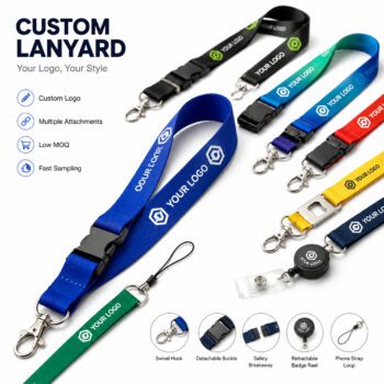 personalized lanyard with safety breakaway for office