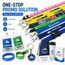 personalized polyester neck strap with multiple clips 5