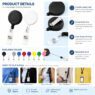 promotional retractable badge reel for office 3