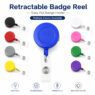 promotional retractable badge reel for office