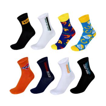 Factory supply oem service high quality crew cotton custom fashion socks for men