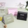 2025 custom print creative daily desk 2026 morandi solid color desktop calendar plan memo pad