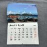 Factory direct price mini custom print advent perpetual blank calendar