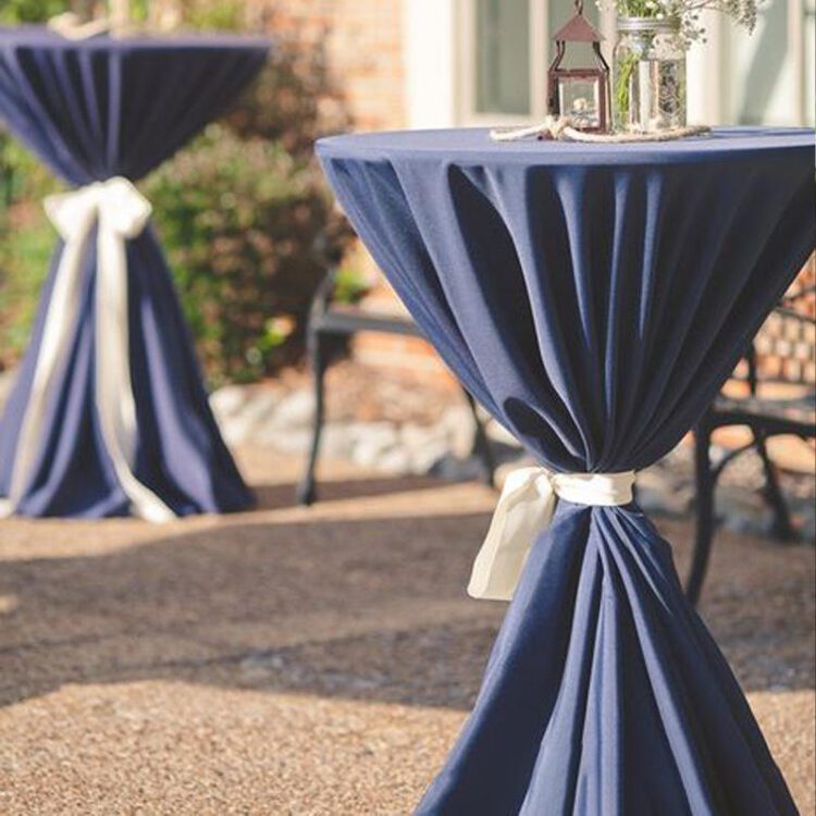 Tablecloth satin round solid color fabric glossy drape good tablecloth suitable for wedding arrangement