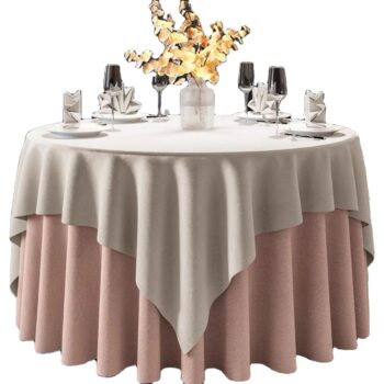 Hot sale round table cloths for wedding party high elastic underlay table cloth