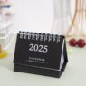 2025 custom print creative daily desk 2026 morandi solid color desktop calendar plan memo pad