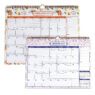 High quality cheap dry erase printing wall hanging calender flip planning oem wall calendar