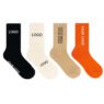 High quality ladies colorful custom logo scrunch knit long women slouch socks for adult