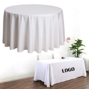 Mantel redondo nappes de table rond white polyester 60 120 inch round tablecloth table cloth cover for wedding party decorations