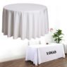 Mantel redondo nappes de table rond white polyester 60 120 inch round tablecloth table cloth cover for wedding party decorations