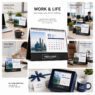 custom spiral bound yearly desk calendar 2