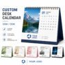 custom spiral bound yearly desk calendar