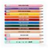Wholesale promo school office gift hb pencils and 2b pencils custom personalized logo and package 17.5cm long black pencils