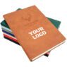 Customized logo luxury pu leather journal notebook a5book cover paper leather diary 2026 planner printing pastel hardcover