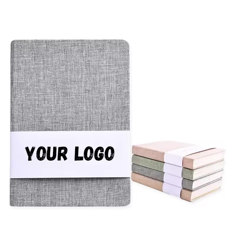 Custom printed hardcover thick cloth cover notebook lay flat hardbound cover linen journal promotion diary school supplies Custom printed hardcover thick cloth cover notebook lay flat hardbound cover linen journal promotion diary school supplies