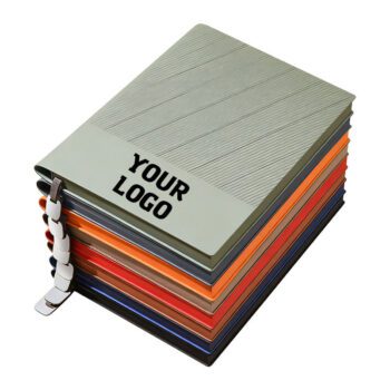 Promotional high-end a5 notebook supports fully customized business notebook high value customized logo with metal pendant books