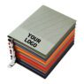 Promotional high-end a5 notebook supports fully customized business notebook high value customized logo with metal pendant books