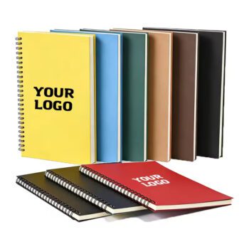 High quality a4 b5 black sketchbook diary eco-friendly wholesale customized notebooks soft printed organizer writing