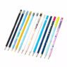 Wholesale promo school office gift hb pencils and 2b pencils custom personalized logo and package 17.5cm long black pencils