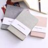 Custom printed hardcover thick cloth cover notebook lay flat hardbound cover linen journal promotion diary school supplies