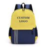 Custom logo oxford fashion casual sports backpack for primary school kids zipper closure waterproof nylon lining unisex