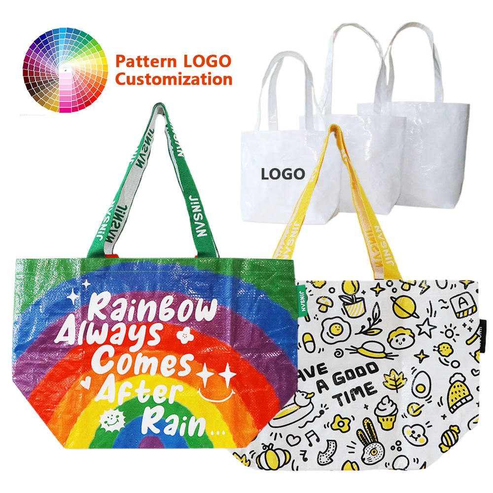 Supermarkets stores tote bag environmentally friendly big capacity reusable pp woven polypropylene shopping bags Supermarkets stores tote bag environmentally friendly big capacity reusable pp woven polypropylene shopping bags