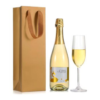 Colorful wine single bottle with handle weddings birthdays christmas party supplies custom red wine paper bag