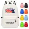 Custom wholesale logo primary oxford fashion unisex kids backpack 2025 waterproof school children's casual bag