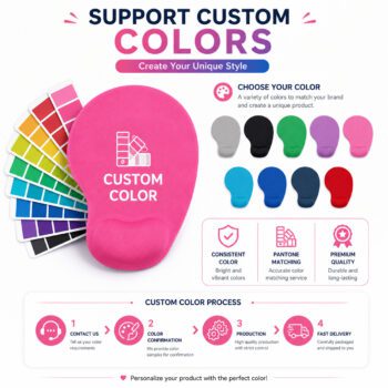 custom non slip mouse wrist pad 1