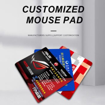 custom shape rubber sublimation mouse pad
